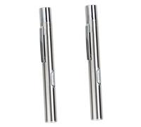 FUNOMOCYA 2 piezas Linterna Médica Tipo Bolígrafo LED Recargable Unidades Luz Blanca y Amarilla Portátil para Diagnóstico Enfermería y Medicina Cuerpo Metálico Resistente y Compacto