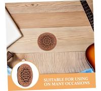FUNOMOCYA 2 Piezas para Orificio de Guitarra Acústica Color Marrón Oscuro Supresor de Retroalimentación Avanzado para Guitarra Acústica y Eléctrica Accesorio Versátil para Práctica y