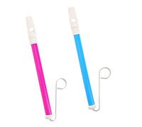 FUNOMOCYA 2 Piezas Silbatos Deslizantes para Instrumento Musical Portátil Seguro y Divertido Accesorio para Aprendizaje y Infantiles
