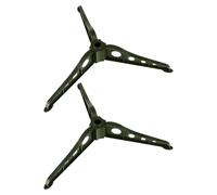 FUNOMOCYA 2 Piezas Soporte para Árbol de Navidad 1, 2m en Abs, Base | Abrazadera Espiral Regulable, Patas Plásticas Goma Antideslizante, Instalación Fácil y Desmontaje Sencillo