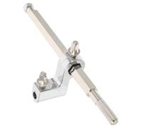 FUNOMOCYA 2 Piezas Varilla de Conexión para Pedal Doble de Bombo Adaptador Resistente para Soporte de Brazo de Transmisión para Batería Jazz y Kits Versátiles Accesorio Duradero para