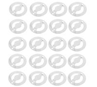 FUNOMOCYA 20 Piezas 20 Piezas Placa Inferior para Molinillo de Pimienta de Acero Inoxidable 304, Repuesto de 35 MM Compatible Molinillos de Sal y Pimienta, Accesorios para Cocina Doméstica