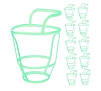 FUNOMOCYA 20 piezas Funda de Malla Plástica para Botellas de Infusión y Salina Soporte Colgante para Uso Hospitalario y Doméstico Diseño Seguro y Cómodo para Pacientes