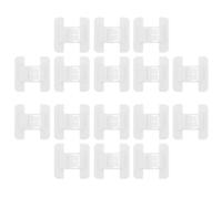 FUNOMOCYA 20 Piezas Unidades Cerraduras de Seguridad Infantil Adhesivas para Armarios y Cajones Bloqueo para Puertas y Frigoríficos Diseño Antideslizante y Protección contra Pellizcos Seguro