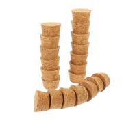 FUNOMOCYA 20 piezas Unidades Tapones de Corcho Cónicos para Botellas de Vino y Vidrio Tapones para Manualidades Aromaterapia y Almacenamiento Reutilizables para Fiestas y Bares
