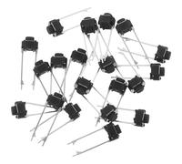 FUNOMOCYA 20 Unidades Micro Tactile Push Button Switch Mini Pin Surface Mount Momentary Breadboard Switch For Electronics DIY Prototyping