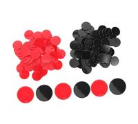 FUNOMOCYA 200 Fichas De Póker para Matemáticas Fichas De Juegos Pequeñas Herramientas De Conteo para El Aula Juegos De Actividades Grupales