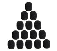 FUNOMOCYA 20piezas Algodón Anti-spray Para Micrófonos De Solapa Fundas Protectoras De Esponja Accesorios Para Micrófonos Para Grabaciones Estudio