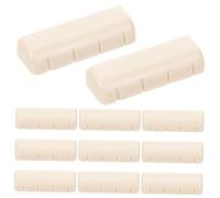 FUNOMOCYA 20piezas Tuerca Ranurada Para Banjo Accesorios Prácticos De Resina Sintética Cejuela De Cuerda Para Banjo Color