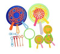 FUNOMOCYA 24 Piezas Varitas para Burbujas de Jabón con Bandeja Juguetes de Verano para Fiestas Infantiles y Actividades al Aire Seguro y Duradero