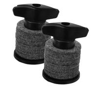 FUNOMOCYA 2juegos Soportes Para Platillos De Batería Con Mangas De Fieltro y Tornillo Manual Fundas Plásticas Resistentes Para Percusión Accesorios Duraderos Para Kit De Batería