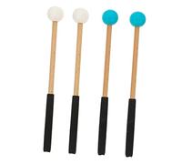 FUNOMOCYA 2pares Baquetas De Percusión Para Tambor De Lengua De Duraderas y Prácticas Accesorio Musical Para Principiantes Para Práctica y Aprendizaje