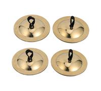 FUNOMOCYA 2pares Mini Platillos De Cobre Para Dedos Instrumento Musical Infantil Duradero Para Niño Niña Para Danza y Entretenimiento