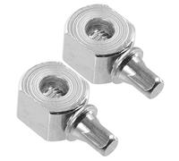 FUNOMOCYA 2piezas Accesorios De Contrapeso Para Pedal De Tambor Para Instrumentos De Percusión El Rendimiento Del Pedal Compatible Baterías De Jazz y Rock Diseño Metálico Elegante