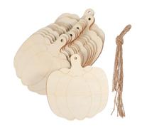 FUNOMOCYA 30 Calabazas De Madera para Manualidades Recortes para Pintar En Rodajas Decorativas Hechas para Las Gracias Sin Pintar para Decorar La Cosecha para Fiestas