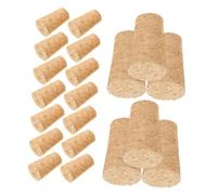 FUNOMOCYA 30 piezas Tapones de Vino de Corcho Sintético de Alta Densidad de Tapones Reutilizables para Botellas de Vino y Cerveza Diseño para Sellado Elegante y Almacenamiento Organizado