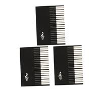 FUNOMOCYA 3piezas Cuaderno De Música Para Composición Cuaderno De Pentagramas Para Principiantes Para Práctica De Piano y Guitarra Libreta De Notas Musicales Portátil