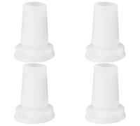 FUNOMOCYA 4 Piezas Boquilla de Silicona Blanca Transparente para Botella de Agua Válvula de Mordida Compatible con Brita Accesorio de Hidratación Deportiva Resistente Fugas para Actividades