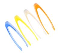 FUNOMOCYA 4 Piezas Pinzas de Plástico Educativas para Habilidades Motoras Herramientas de Clasificación para Preescolares Accesorios Resistentes para Aprendizaje y Destreza Manual