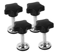FUNOMOCYA 4 piezas Tornillos de Sujeción con Perilla de Mano Tornillos para Máquinas Equipos Mecánicos Instrumentos Diseño de Usar Previene el Deslizamiento para Diversas