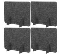 FUNOMOCYA 4 Separadores De Mesa De Fieltro para Escritorio Ideales para La Educación En Casa El Hogar O El Aula Panel De Privacidad para Escritorio Separadores para Exámenes Cubículos
