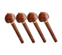 FUNOMOCYA 4piezas Picos De Afinación De Madera Para Violonchelo Accesorios Prácticos Para Instrumentos De Cuerda Reemplazo Duradero y Fácil De Instalar