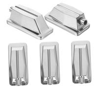 FUNOMOCYA 5 Ganchos Orejeta De Batería Metálicos Plateados Accesorios Para De Jazz Repuesto Duradero Para Batería Gancho De Garra De Percusión Uso