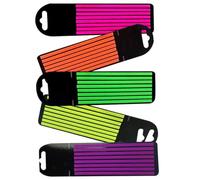 FUNOMOCYA 5 hojas Cartulinas Transparentes Fluorescentes Marcadores de Página Adhesivos para Lectura y Organización Colores Brillantes para Resaltar y Señalar Frases Clave Fácil de