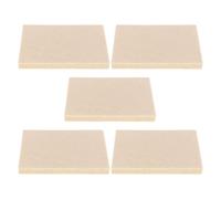 FUNOMOCYA 5 Piezas Espátula de Lana Beige para Aplicación de Vinilo en Coche, Herramienta para Película de Vidrio y Ventana Aplicación sin Burbujas Rayones para Instalación Automotriz