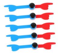 FUNOMOCYA 5 Piezas Punteros de Reloj DIY para Reloj de Plástico para Juguetes Educativos Reemplazo Resistente para Hogar y Centros de Aprendizaje
