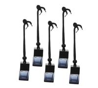 FUNOMOCYA 5piezas Frascos De Perfume Colgantes Para Coche De Rellenables Frascos De Perfume Vacíos Para Oficina y Hogar Decoración Fragancia Para Interior De Automóvil