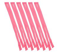 FUNOMOCYA 6 Correas Elásticas de Repuesto de Snorkel, Diadema Ajustable de 32 Mm X 2 Mm en Rosa Claro, Compatibles de Buceo, Diseño Resistente al Agua para Natación y Buceo