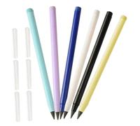 FUNOMOCYA 6 piezas Lápices Eternos Sin Afilar Portátiles para Dibujo y Escritura Estudiantes Profesionales