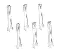 FUNOMOCYA 6 piezas Pinzas Inoxidable para Cocinar de Resistentes la Oxidación para Asar Servir y Decorar Alimentos para Fiestas y Uso Diario