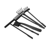 FUNOMOCYA 6 Piezas Rastrillos Mini de Plástico para Jardín Zen Herramientas Livianas para Mesa de Meditación y Bandeja de Arena Accesorios de Escritorio para Crear Jardines Zen