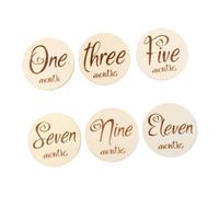 FUNOMOCYA 6 Piezas Tarjetas de para Niña de Doble Cara con Diseño Creativo y Seguro para Recién Nacidos Accesorio Fotográfico Original para Álbum de Recuerdos