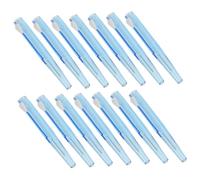 FUNOMOCYA 60 Cepillos Interdentales Para Limpieza De Aparatos Palillos Limpiador Bucal Herramienta Interdental Hilo Cepillo Para Aparatos Color Azul