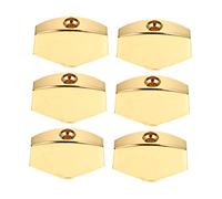 FUNOMOCYA 6juegos Afinación De Guitarra Afinadores De Guitarra Acústica Bloqueo De Mayúsculas Tapas De Afinador De Cuerdas Para Estudio o Actuación