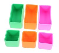 FUNOMOCYA 6piezas Fiambrera Divisores De Silicona Portátil y Multifunción Para Comida Bento Para Almuerzos De Trabajo o Picnic