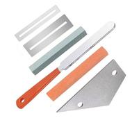 FUNOMOCYA 6piezas Herramientas Para Reparar Guitarras Kit De Herramientas De Luthier Para Coronar Trastes Martillo Para Trastes Balancín De y Protectores De Diapasón