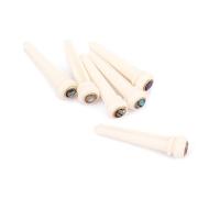 FUNOMOCYA 6piezas Puente De Guitarra De De Guitarra De Puente De Acústica Círculo De Latón Fácil De Usar