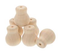 FUNOMOCYA 6piezas Tiradores De Cuerda para Borlas De Madera para Cortinas Accesorios De Repuesto para Sujetar Cuerdas De Estores