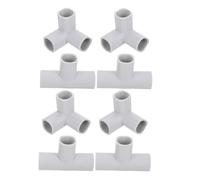 FUNOMOCYA 8 Piezas Conectores Plásticos Forma de T para Parque Infantil Interior de Accesorios para Reemplazo Barreras de Seguridad para Bebés