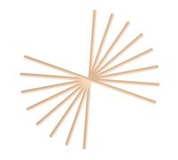 FUNOMOCYA 8 Piezas Miniature Wood Strip Dollhouse Baseboard Molding For Mini House Accessories DIY Craft Wall Border Decoration Wood Material For Tiny House Building