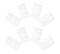 FUNOMOCYA 8 Piezas Plantillas de Dibujo Transparente con Regla de Acero Inoxidable y Borrador para Arquitectura y Diseño Herramientas de Precisión para Oficina y Escuela Útiles de Dibujo