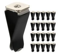 FUNOMOCYA 80 Clips de Ventilación para Coche Difusor de Aroma, Aleación Negra, Fácil de Colocar, Difusión de Fragancia para Oficinas y Hogares