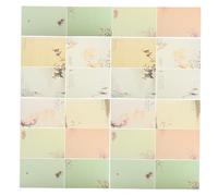 FUNOMOCYA 80 piezas Papelería de Carta Estilo Antiguo Papel para Escritura Artística Papel Decorativo para Cartas y Caligrafía para Festivales y Notas Personales