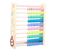 FUNOMOCYA Abaco Matemático de Madera Educativo Pizarra Multiusos para Dibujo Marco Colorido para Años Herramienta Didáctica para Primaria Desarrollo de Memoria y Destreza Manual