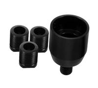 FUNOMOCYA Adaptador de Pomo de Cambio de Aluminio para Coches Manuales con Rosca Kit de Conexión para Palanca de Cambios con Tuerca Instalación Rápida y Compatible con Múltiples Modelos
