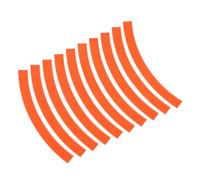 FUNOMOCYA Adhesivo Reflectante para Llanta de Bicicleta Infantil Cinta Autoadhesiva Naranja para Rueda Resistente al Agua para Ciclismo Nocturno y Seguridad Vial